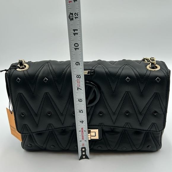 1782- Valentino By Mario Valentino Posh Diamond Black Color NWT - Picture 12 of 14
